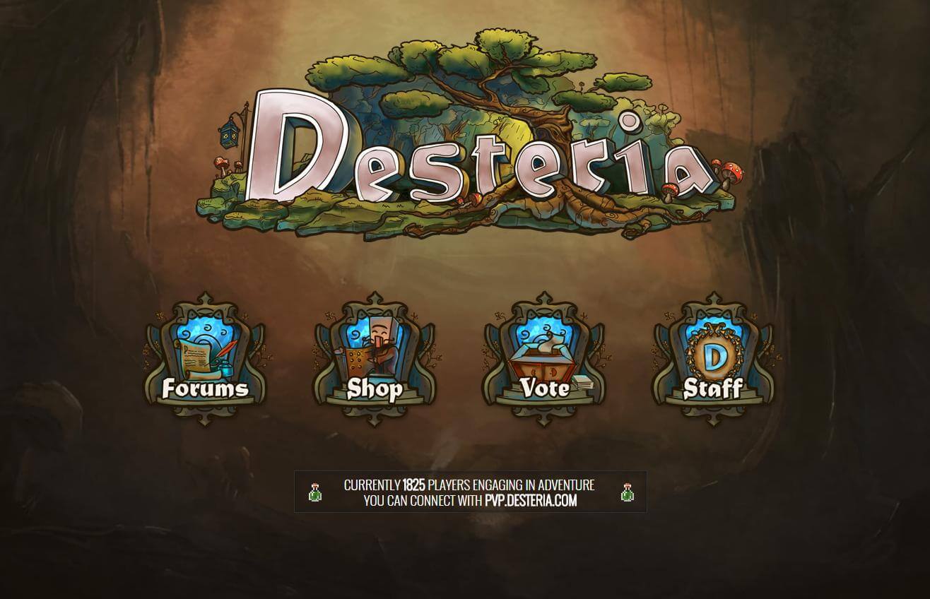 Desteria Minecraft server
