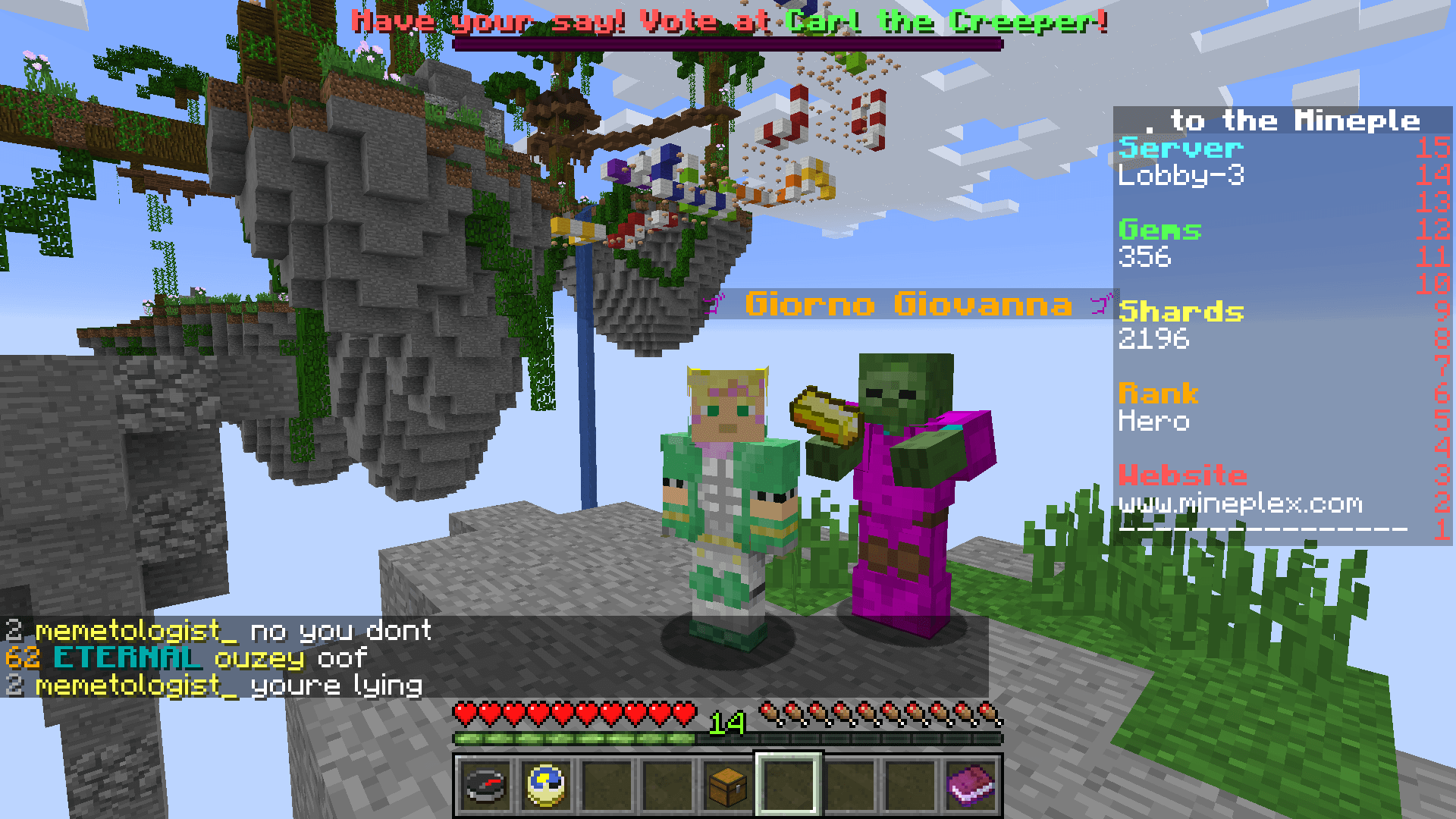 Mineplex minicraft server